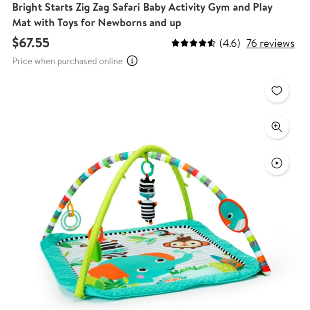 Bright starts Zig Zag Safari
